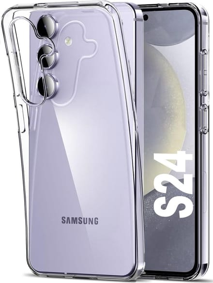Hoesje Geschikt Voor Samsung Galaxy S24 - Flexibele TPU Backcover - Verstevigde Hoeken - Transparant - Ar202