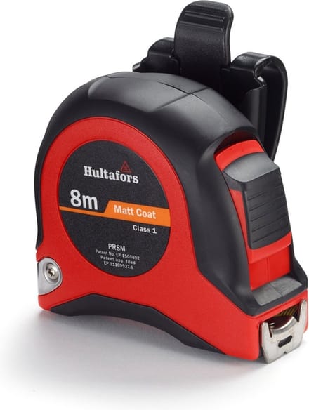 Hultafors PR 8M Rolmaat - Staal - 8m x 25mm - Geel