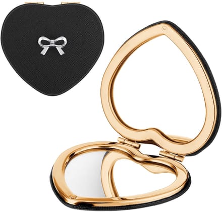 Dailygoods- Make-up Spiegel Compact - Dubbelzijdig 1X/2X Vergrotend