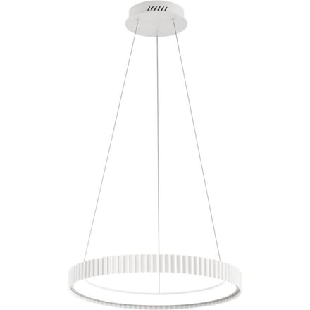 Luce Ambiente Design LED hanglamp Niike, wit, Ø 50 cm, metaal, CCT