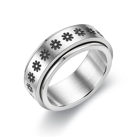 Fidget ring bloemen - Anti-stress - Anti-angst