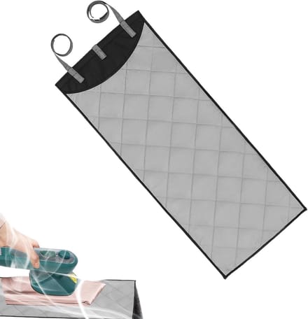 Strijkmat Deur - Stoomkussen Kleding - Kreukels Verwijderen - Hittebestendig Ontwerp - 115 x 48 cm - Grijs