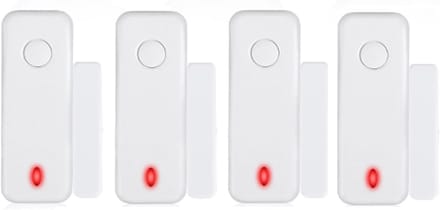 Beveiligingsalarmsysteem - Inbreker Melder - Huis Beveiligen - Tweeweg Intercom - 1500 Gram - Wit