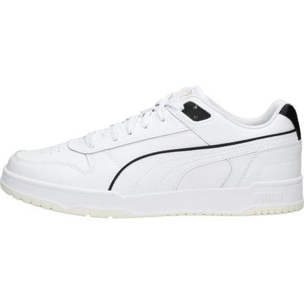 PUMA RBD Game Low Unisex Sneakers - Wit/Zwart/Goud