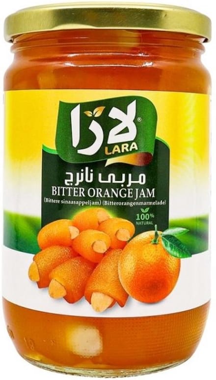 Lara Hele Stukjes Bitter Sinaasappel Jam met Amandelen 2 x 775 Gram