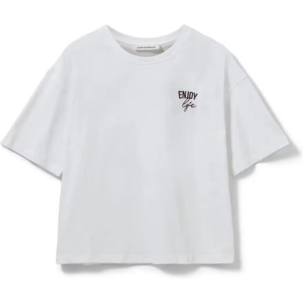 T-shirt met opdruk geniet van het leven voor dames Sofie Schnoor Vera