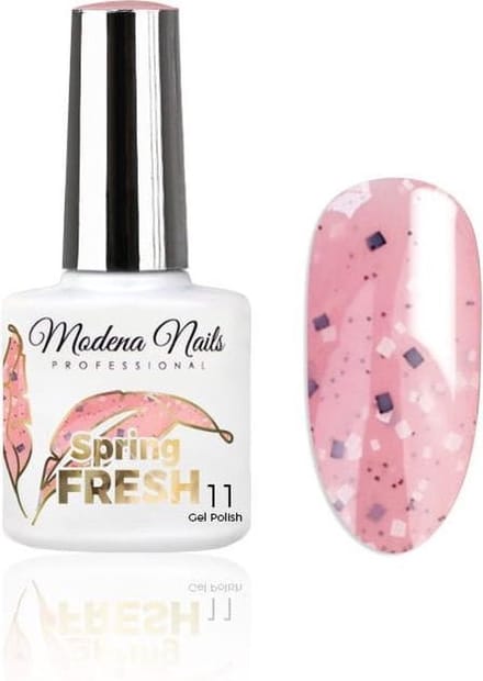 Modena Nails UV/LED Gellak – Spring Fresh #11 - Roze - Glanzend - Gel nagellak - Gel nagellak