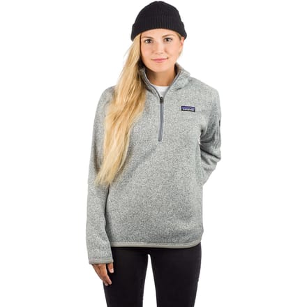 Patagonia Better Sweater 1/4 Half-Zip Fleece Trui grijs