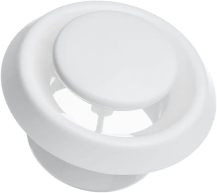 Verstelbare Diffusor Ø 100mm - Universele Luchttoevoer/Uitlaatklep - Ronde Ventilatierooster - Antraciet