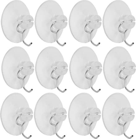 20x Zuignap haakjes 3,5 cm/ophanghaakjes/ophanghaken