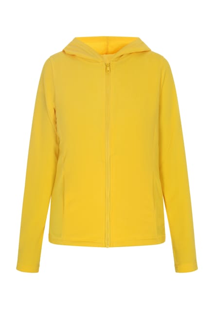 Mymo Fleece jas Dames geel