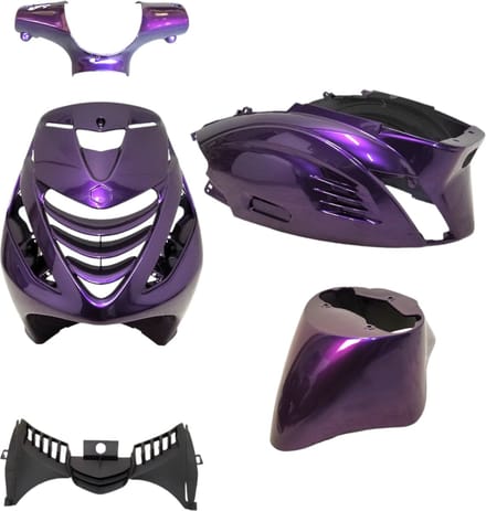 Kappenset RS-1 Piaggio Zip 50 2T / 4T - BMW Twilight Purple