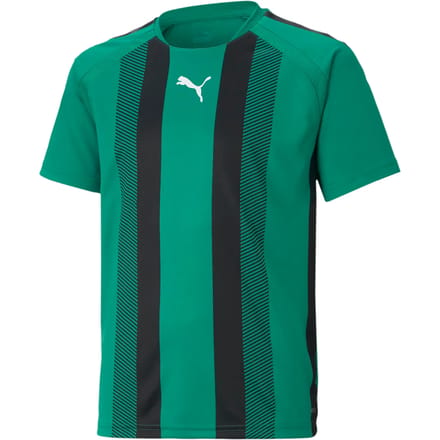 Puma Teamliga Shirt Korte Mouw Kinderen - Groen / Zwart | Maat: 116