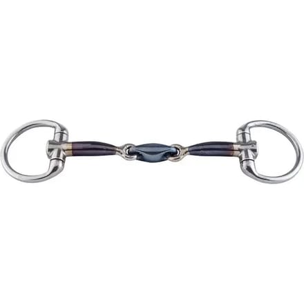 Olijfbit voor paarden Trust Sweet Iron Eggbutt Bradoon Eliptical 12