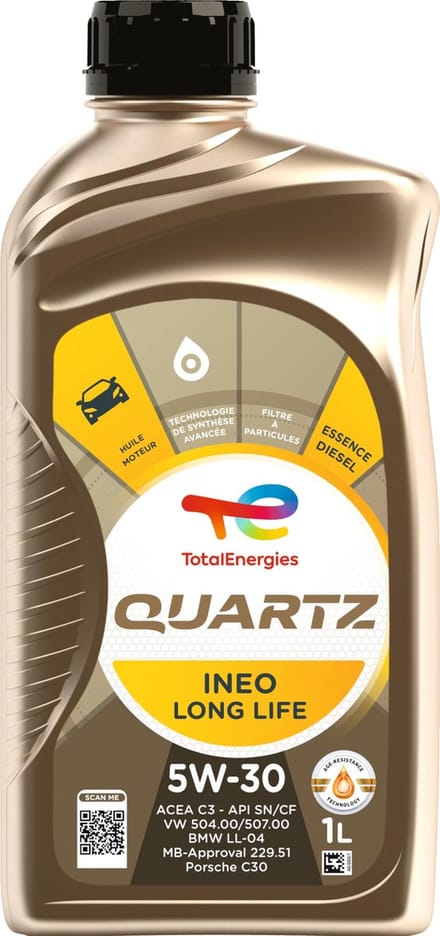 Total Quartz Ineo Long Life 5W30 - 1L