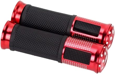 Stuurgrepen Fiets - Handvatten Fietsen - Comfortabel Fietsen - Antislip Rubber - 22mm - Rood
