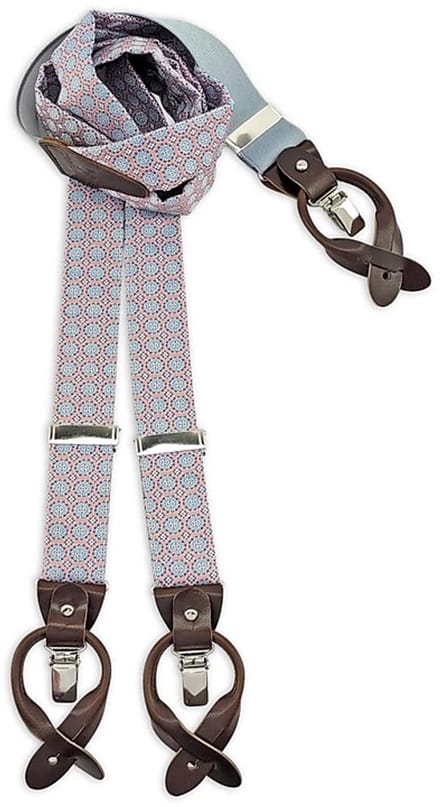 Sir Redman - Bretels - bretels Dandy Blossom - roze / lichtblauw / wit