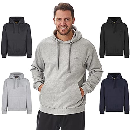 Zachte fleece trui met capuchon voor heren