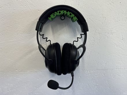 Hoofdtelefoon houder - muurbevestiging - wandbevestiging - Groen