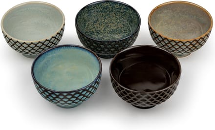 Bredemeijer - Schaaltjes Sara - Set van 5 - Porselein