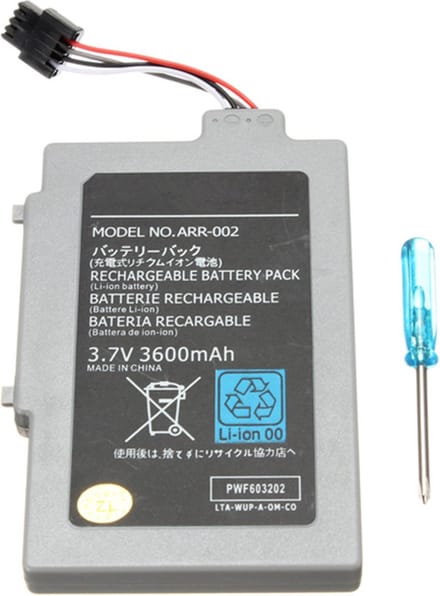Accu geschikt voor Nintendo Wii U GamePad controller - 3600 mAh