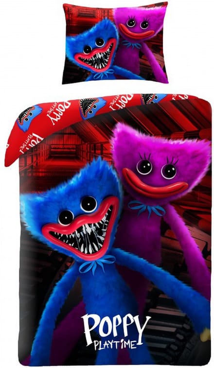 Poppy Playtime Dekbedovertrek Play - Eenpersoons - 140 x 200 cm - Katoen