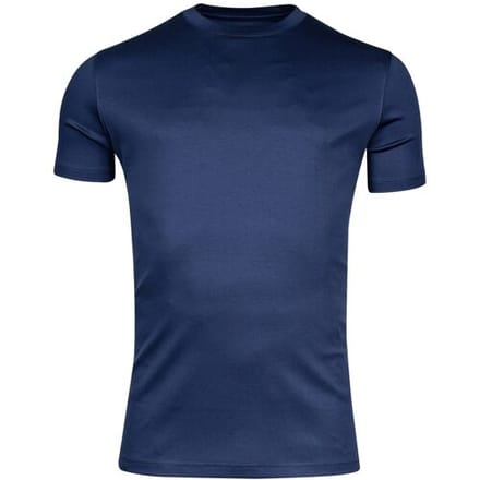 Thomas Maine T-Shirt Uni Liquid Touch Crew Neck Diep Blauw / male