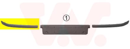 Van Wezel - BUMPERLIJST VOOR BMW 3 E46 1997-2001 51118195290