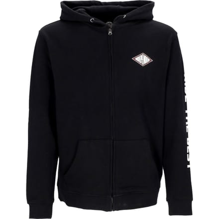 Depth Summit lichtgewicht herenhoodie met rits, zwart