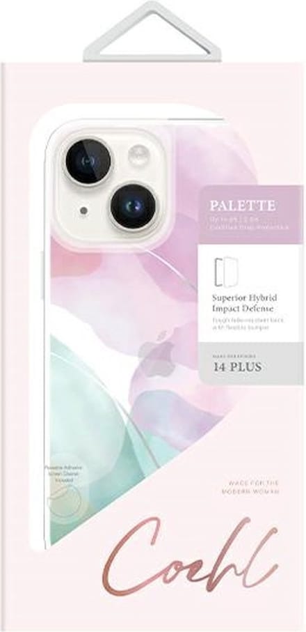 UNIQ Coehl Palette Back Cover voor Apple iPhone 15 Plus/14 Plus - Paars