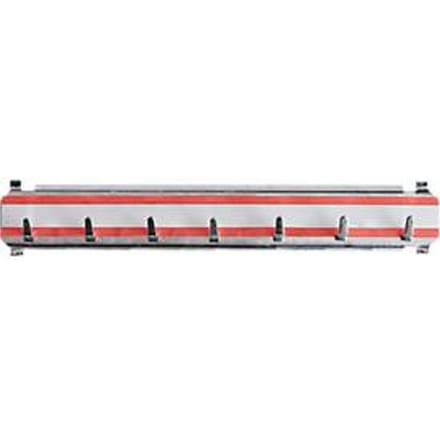 Hakenrek, voor 7 sleutels, rood