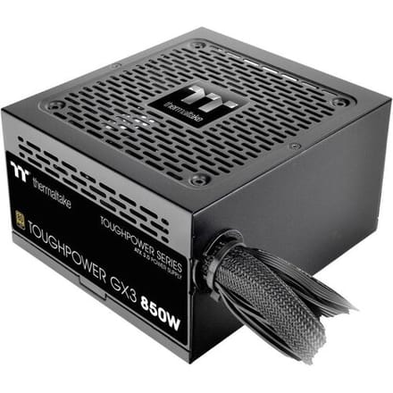 Thermaltake ToughPower GX3 - power supply - 850 Watt Voeding - 850 Watt - 120 mm - ATX 3.0 - 80 Plus 80 PLUS Gold