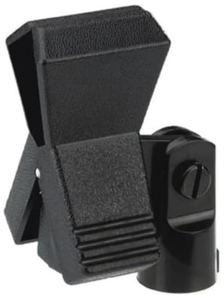 Microfoonklem met veermechanisme