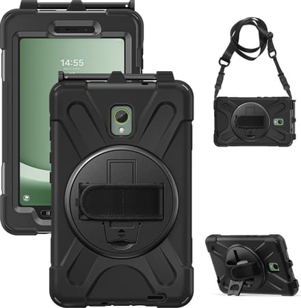 Cazy tablet Hoes geschikt voor Samsung Galaxy Tab Active5 / Tab Active3 - Shockproof Case - Zwart
