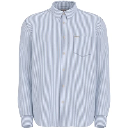 gestreept shirt met blauwe man pocket