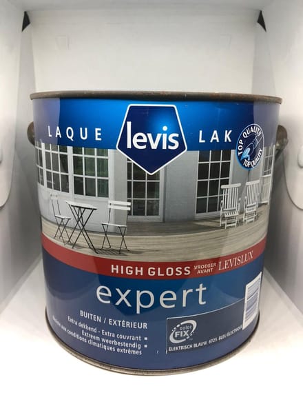 Levis Expert LAK High Gloss voor buiten - Elektrischblauw 2.5L