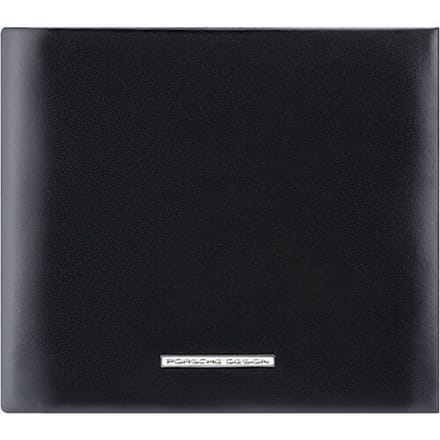 PORSCHE DESIGN Leren Kaarthoes Classic Billfold 10 Black Zwart