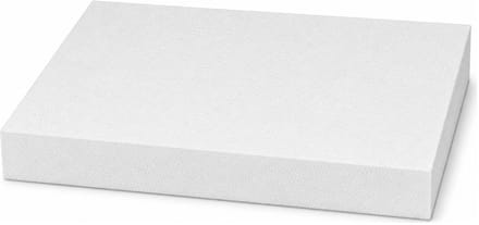 Piepschuim vormen - rechthoek - 1x - 30 x 40 x 4 cm - styropor hobby / DIY vorm - basis knutselfiguren