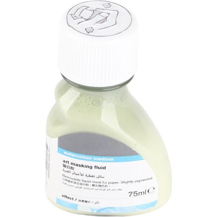 75 ml Art Masking Fluid Artist Aquarelverf Mediums Pigment Bedekkende Vloeistof white