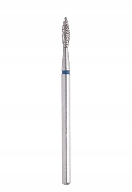 Staleks Pro - Diamant Freesbit - Vlamvorm Scherpe Punt - Blauw (Medium) - $2.1 \text{mm}$ - Manicure & Pedicure