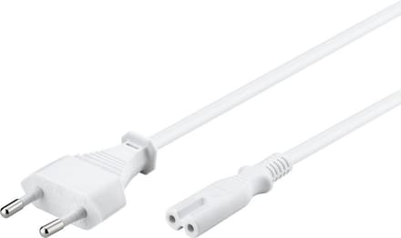 Scanpart C7 stroom kabel 2 meter - Met stekker - Geschikt voor randapparatuur - Wit - Universeel