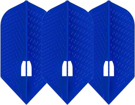 Dartpijlvinnen Dimple Slim Blauw - Professionele Stabiliteit