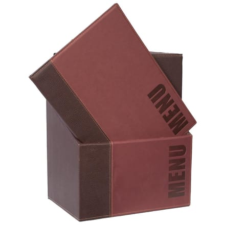 Securit® Menukaarthouder | Menukaart map A4 Trendy | 20 st | wijnrood