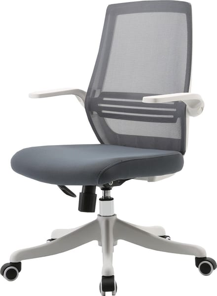 Moderne bureaustoel MCW-J88, bureaustoel, ergonomisch ademend, lendensteun, verstelbare armleuningen ~ grijs