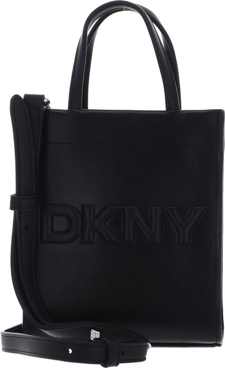 DKNY Handtas Schoudertas Carter Mini Tote Black / Silver Zwart