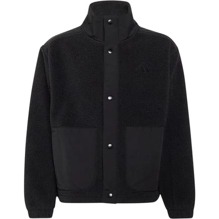 Fleecjack met drukknoopkind adidas Este Sherpa