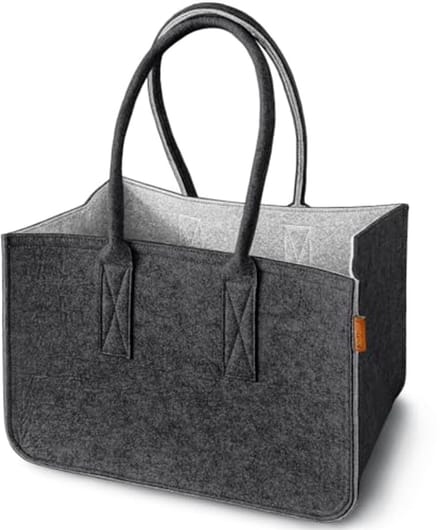 Omgoods - Design Vilt Shopper - Grote Shopping Bag met Binnenzak
