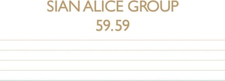 Sian Alice Group - 59,59 (CD)