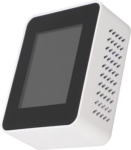 Draagbare CO2-detector - Luchtkwaliteitsmeter CO2 - Luchtkwaliteit Monitoren - 5-in-1 Multifunctioneel - 9x7x3.5 cm - Wit