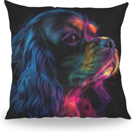 Kussen - Huisdier Portret - Cavelier King Charles 1 Color - 30 cm